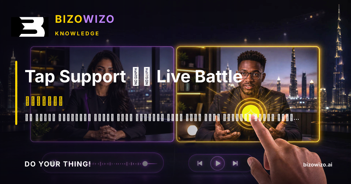 Tap Support في Live Battle