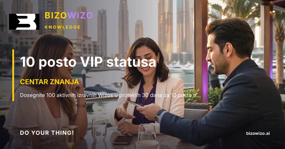 10 posto VIP statusa