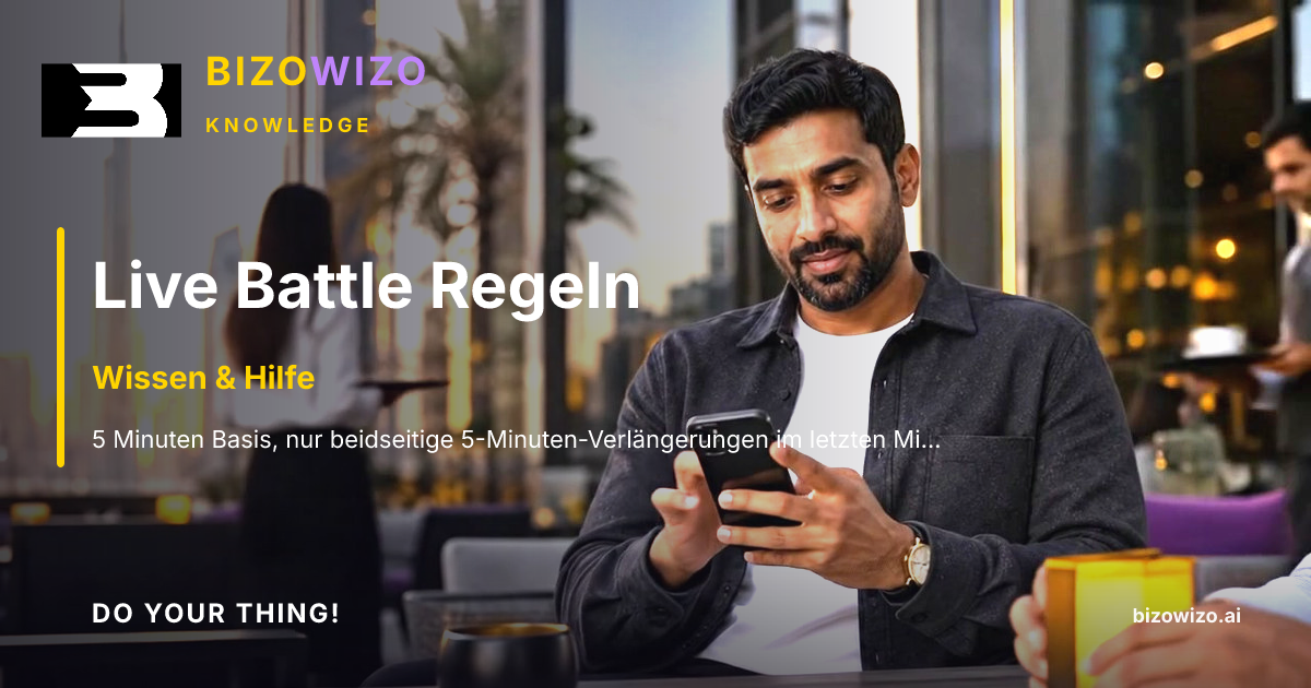 Live Battle Regeln