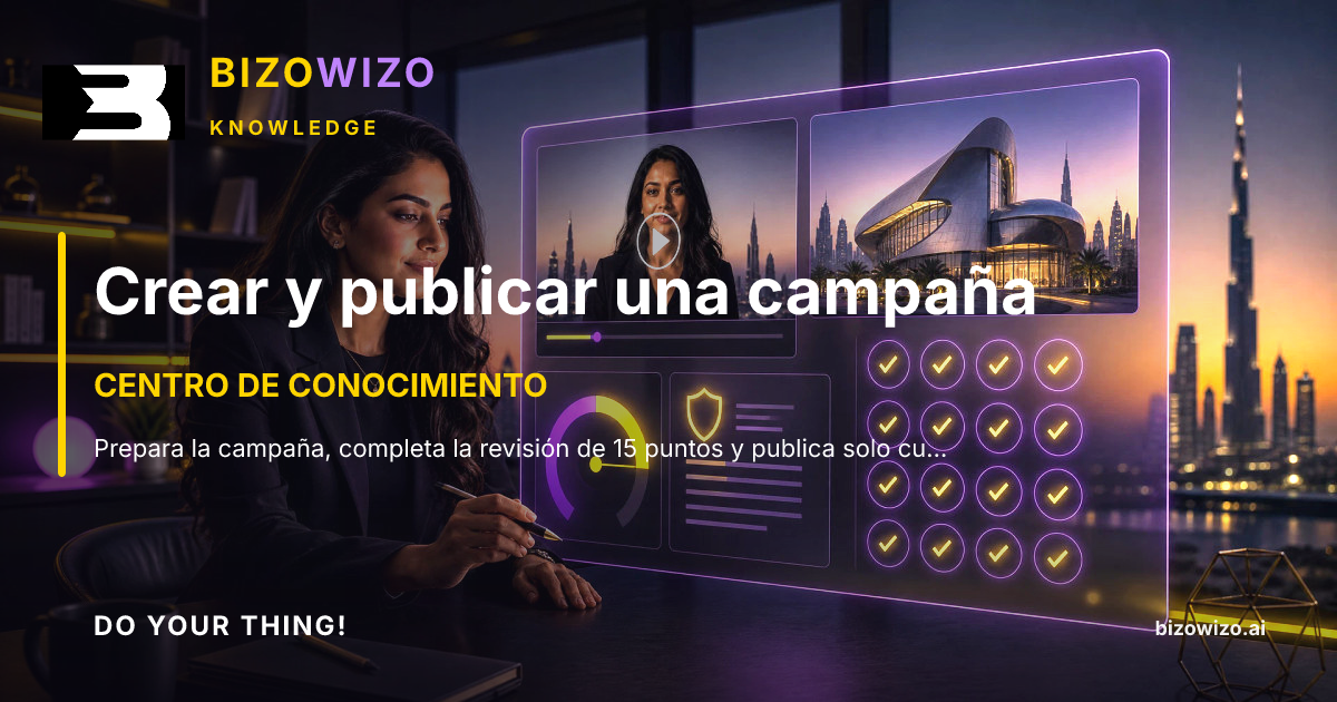 Crear y publicar una campaña