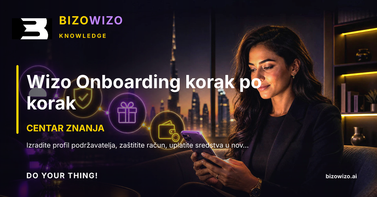 Wizo Onboarding korak po korak